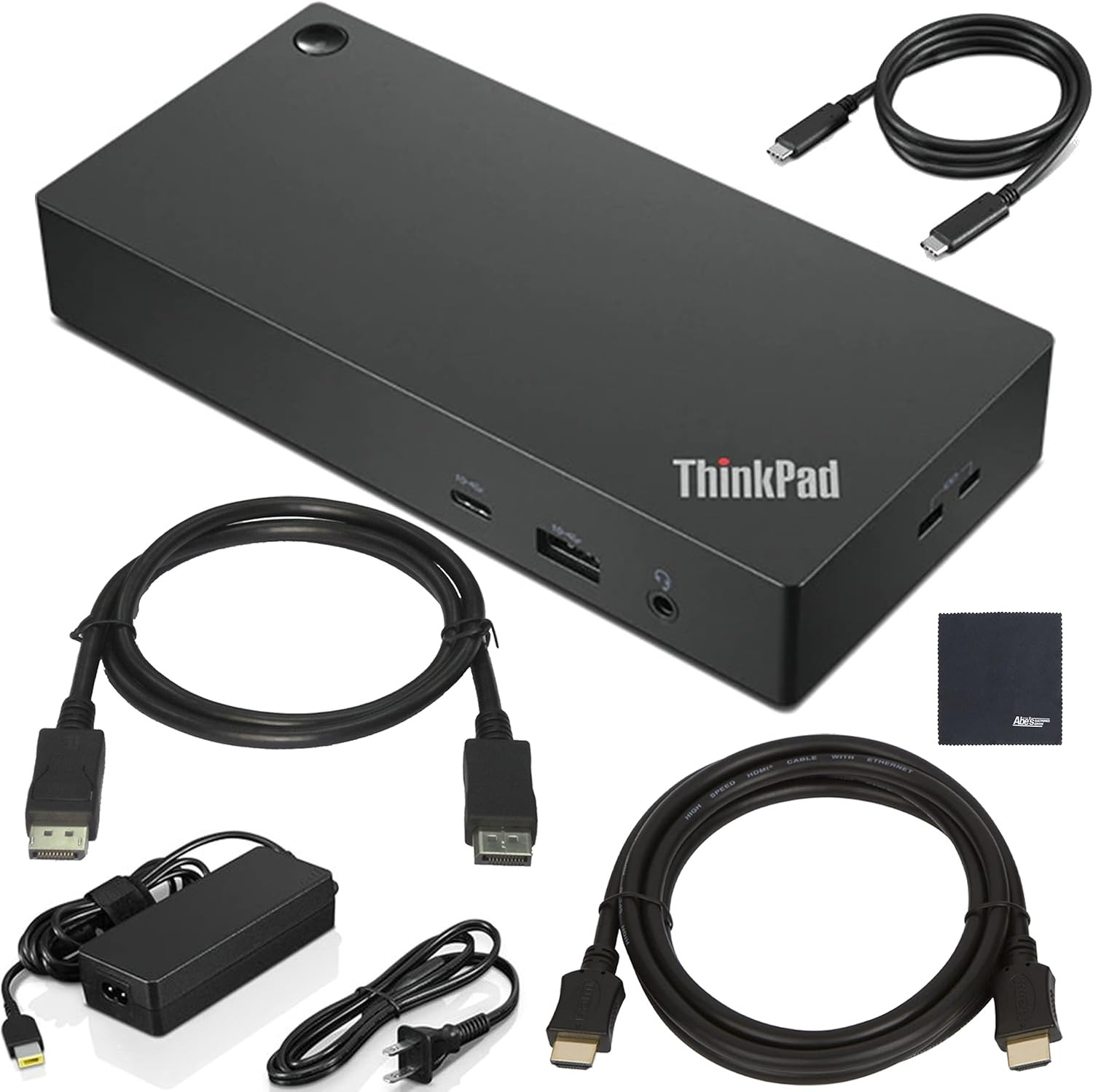 Lenovo ThinkPad USB Type-C Dock Gen 2 (40AY0090US) 4K Docking Station with ZoomS