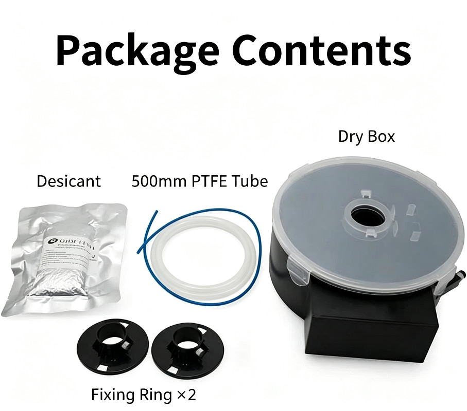 QIDI TECH Sealed Filament Dry Box Keep Filament Dry While 3D Printing Accessory