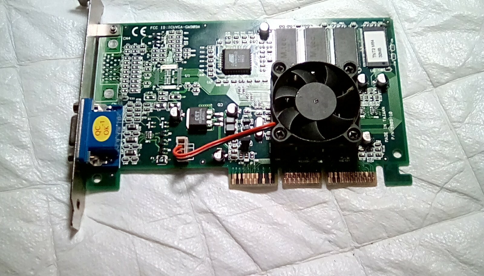 GAINWARD NVIDIA RIVA TNT2 M64 AGP 32MB SDRAM 9909-40 ICUVGA-GW909F GRAPHICS CARD