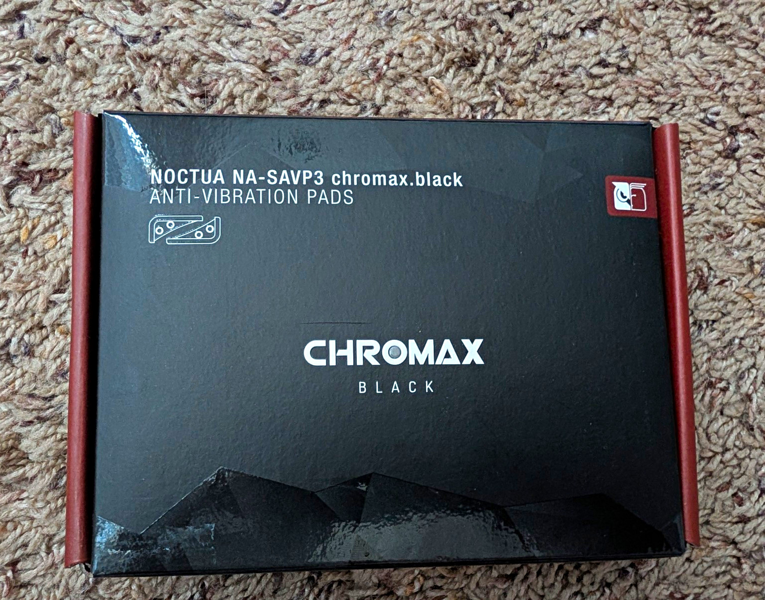 Noctua NA-SAVP3 chromax.black (CHROMAX black) Anti-Vibration Pads Black