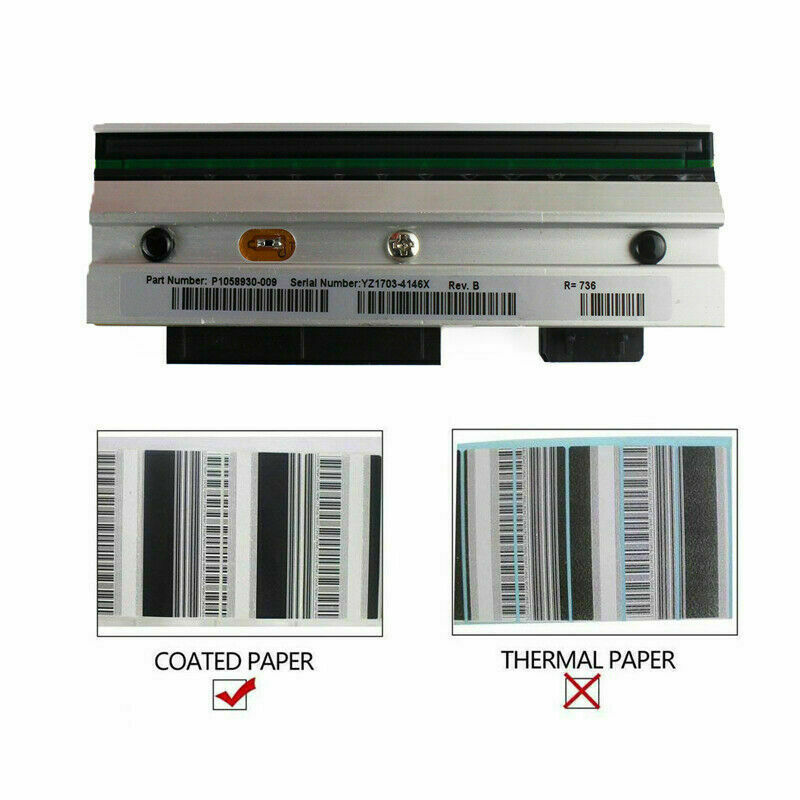 P1058930-009 New Printhead for Zebra ZT410 Coated  Barcode Printer 203dpi
