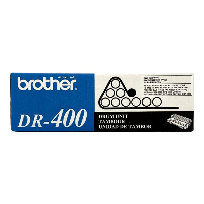 Genuine Brother DR-400 Drum Unit DR400 OEM Brand New Factory Sealed Retail Box