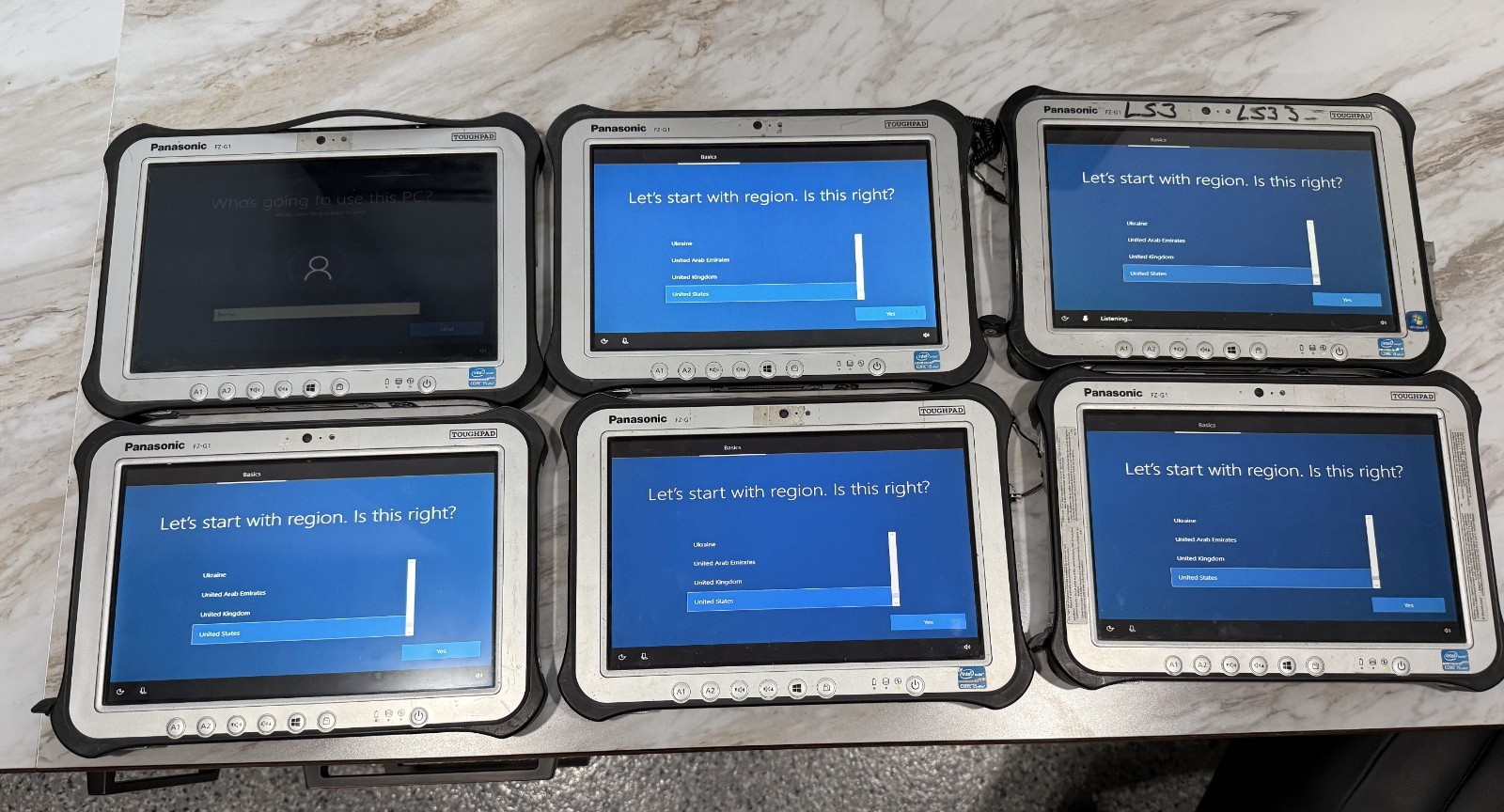 Panasonic FZ-G1 Touchpad Intel Core i5 Windows 8