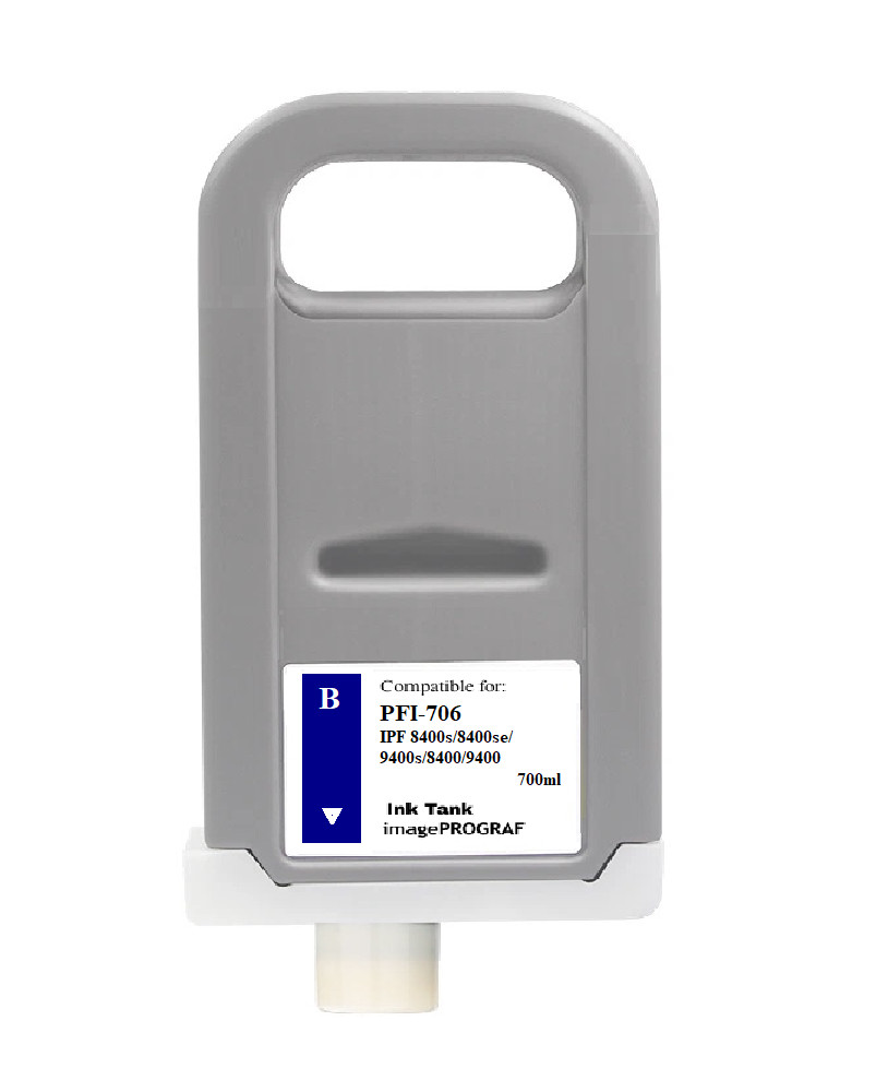 PFI-706 Blue Ink Cartridge for Canon IPF 8400s 8400se 9400s 8400 9400 PFI706B
