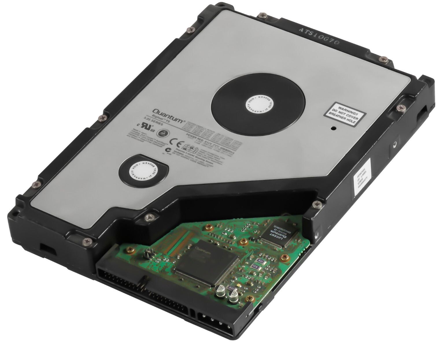 HARD DRIVE QUANTUM 8.4AT BIGFOOT TS TS08A011 REV 02-E 8.4GB 4K 5.25''