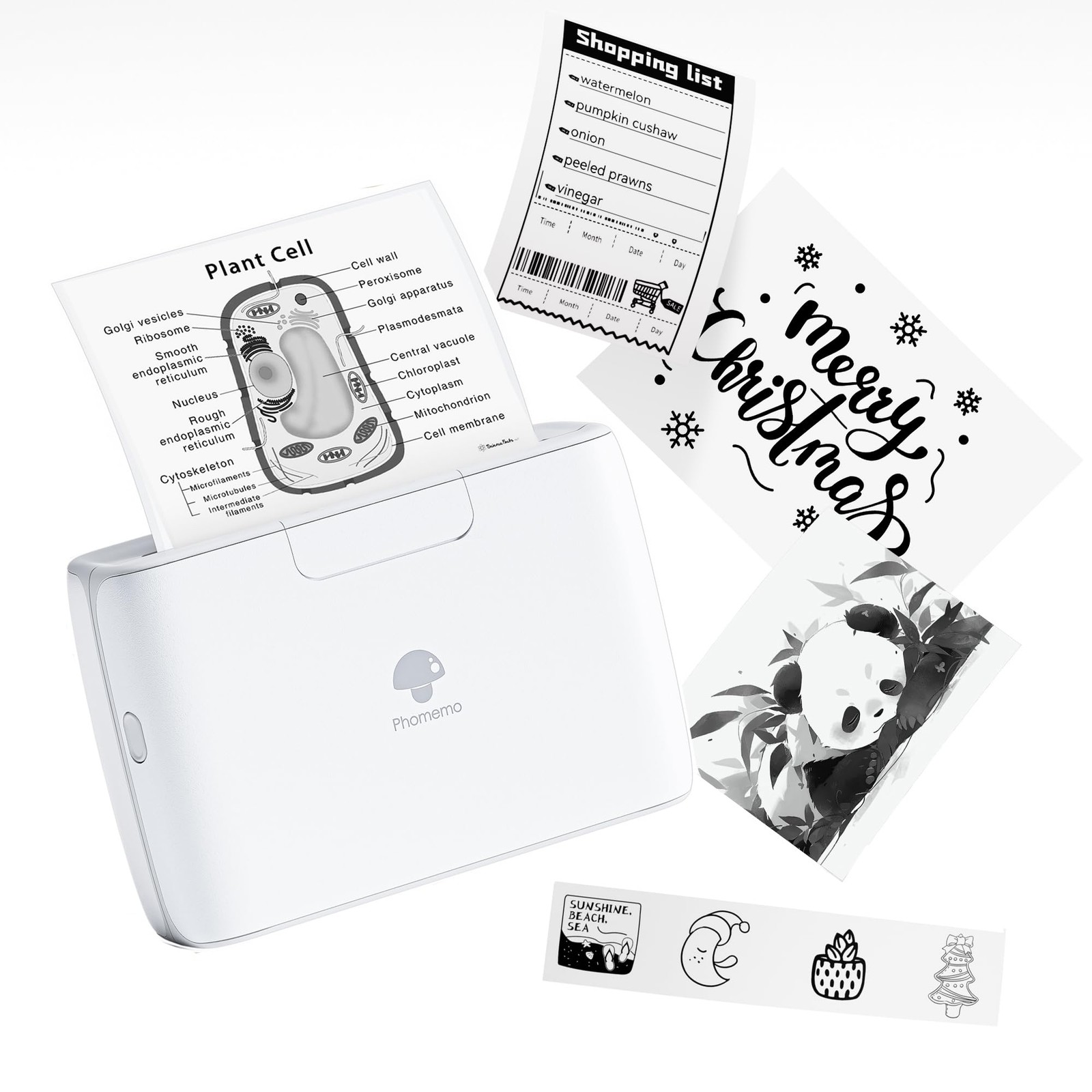 Phomemo M04S Thermal Printer for Smartphone 300DPI Mobile Portable