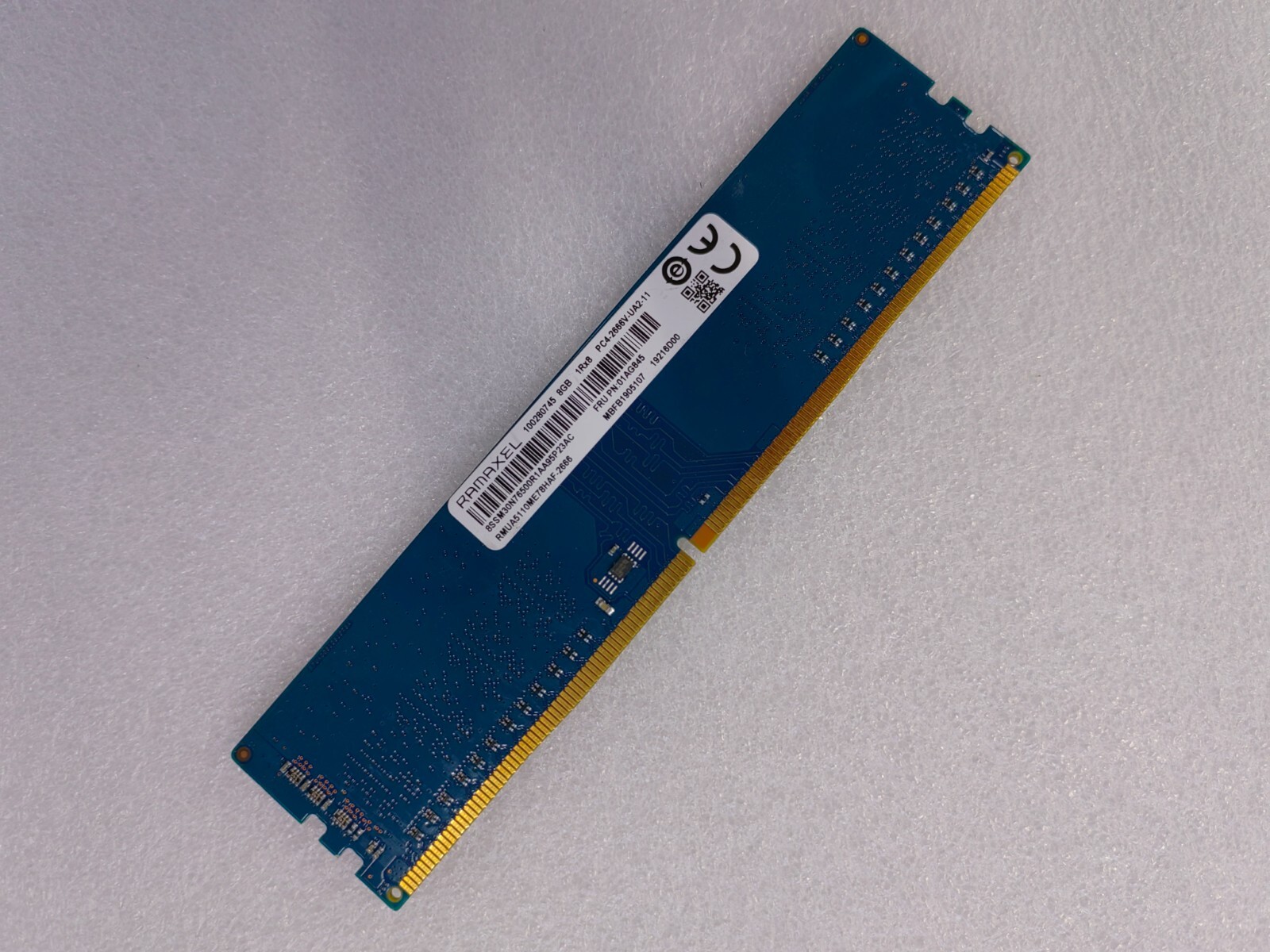 Lenovo RAMAXEL 8GB DDR4 2666 Desktop DIMM RAM 1Rx8 PC4-21300 288pin