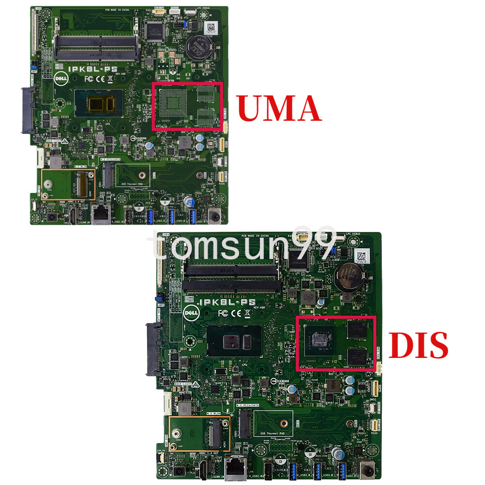 For Dell 3277 3477 AIO Motherboard IPKBL-PS 9C4TN DMRPP 2MGDD 0CR1TT 09C4TN