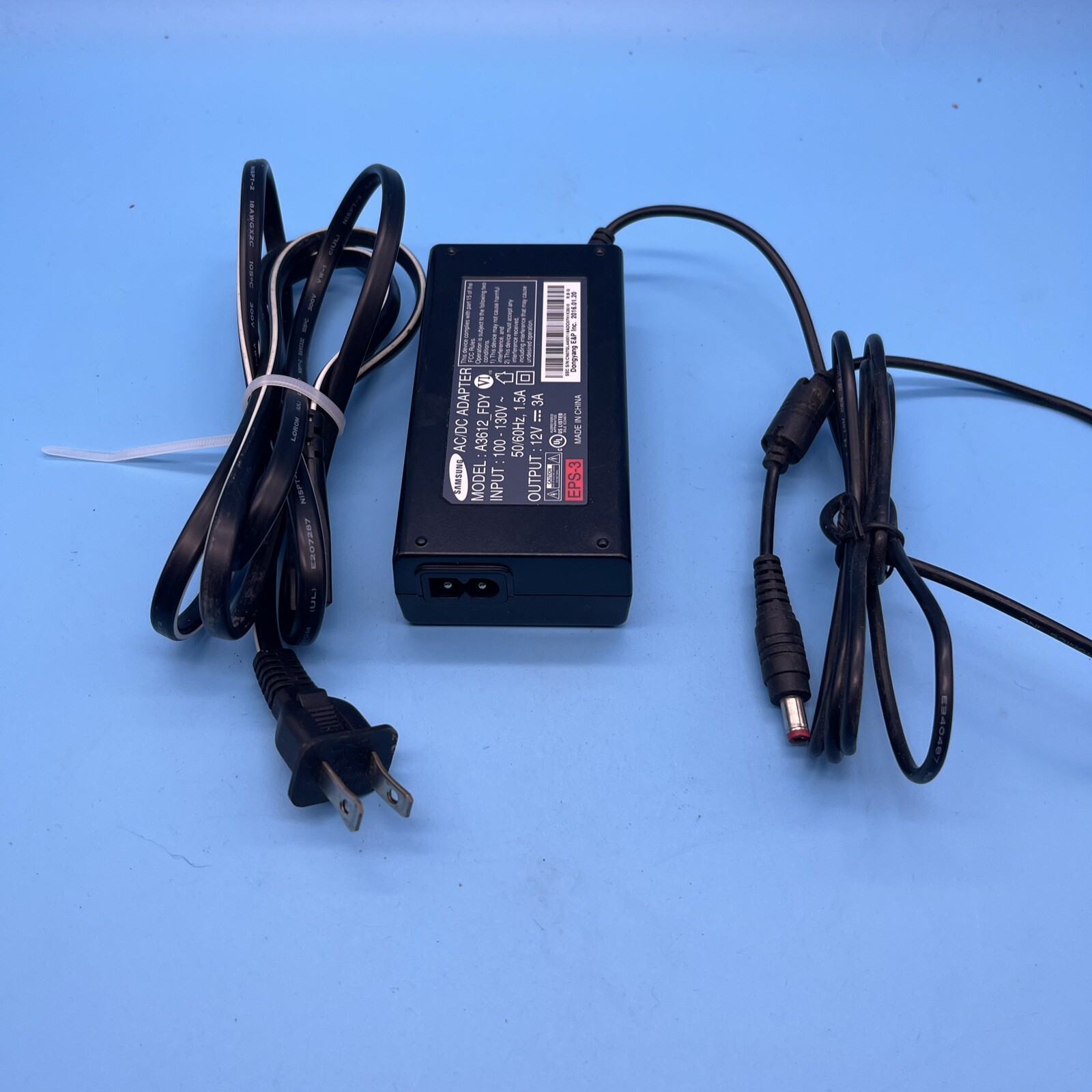 Samsung  DSP-3612A Power Supply AC/DC  Adapter Charger 12V 3A 36W, 100-240V