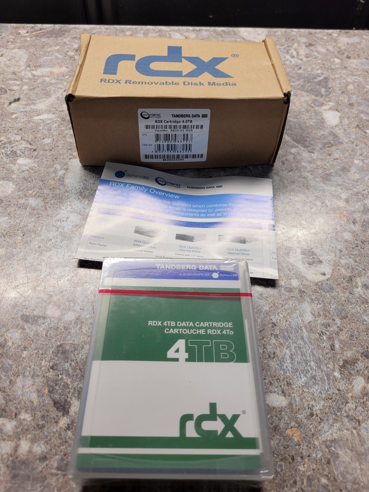Overland Tandberg RDX Data Cartridge 4TB 