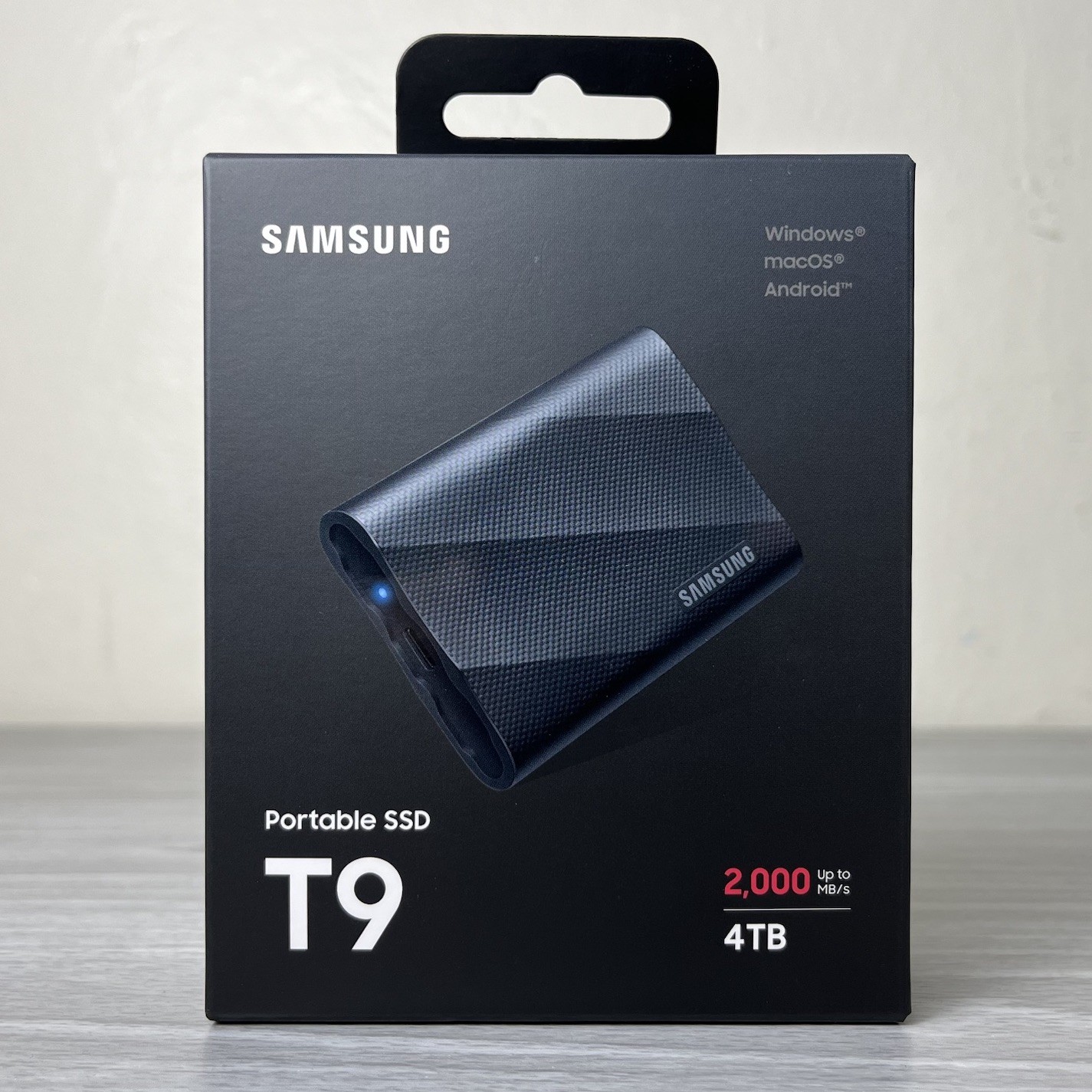NEW Samsung External Portable T9 4TB SSD USB-C 3.2 SSD MU-PG4T0B (SEALED) 4TB