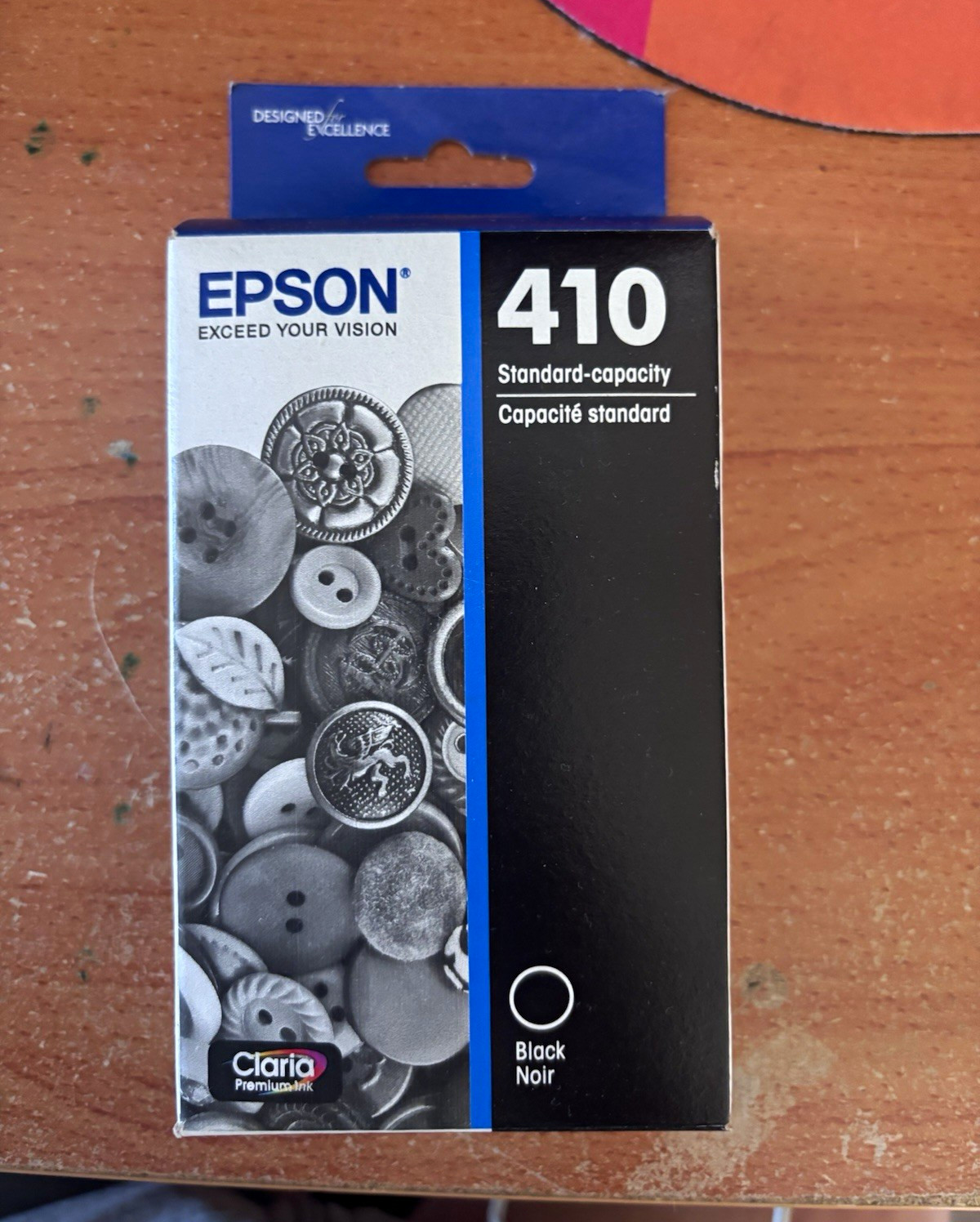 Epson 410 Premium Black Standard Capacity Inkjet Cartridge best before 12/26