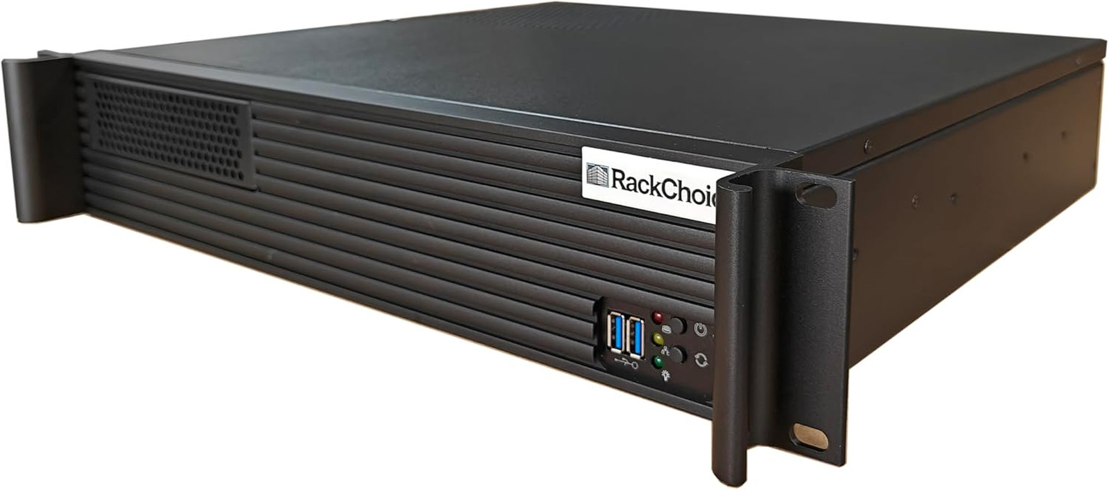 Microatx 2U Rackmount Server Chassis Short Depth 1X5.25 Front +33.5 Bay/Type-C &