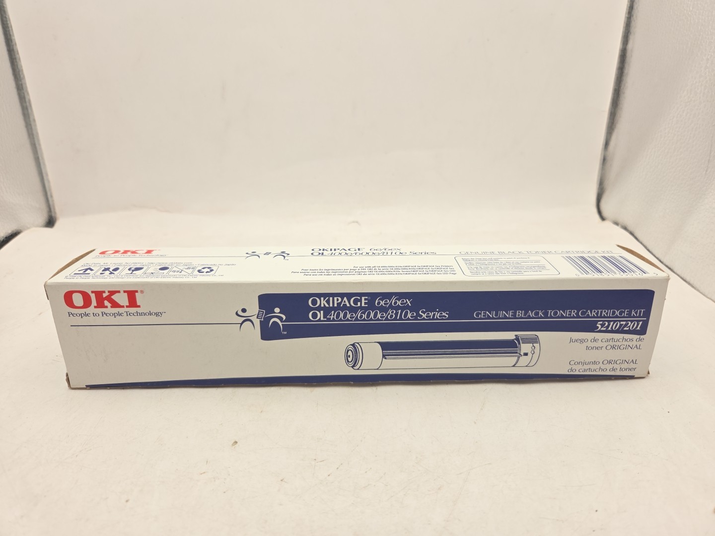 NOS GENUINE Black Toner  52107201 OL400e 600e 810e 6e/6ex - BRAND NEW SEALED