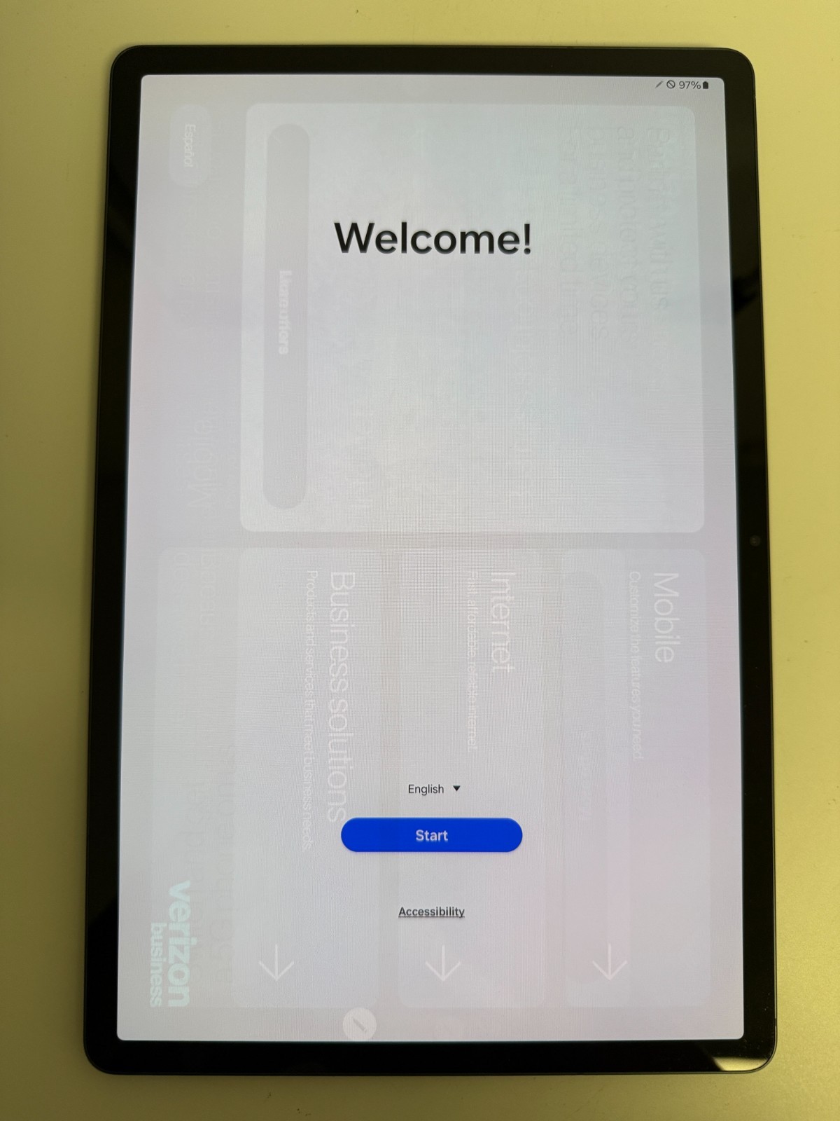 UNLOCKED - Samsung Galaxy TAB S9+ Plus 256GB Graphite - C Grade W/ Screen Burn