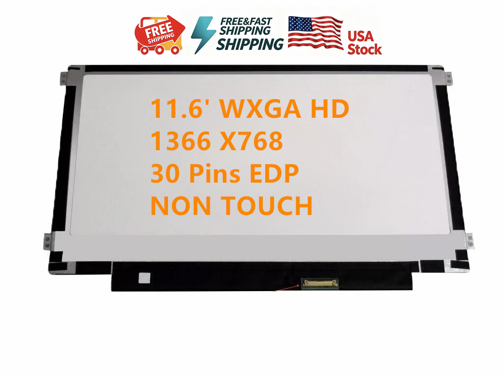 0D3KWT For DELL LCD LED Screen Replacement 11.6NoTouchHD30pi WXGA chromebook