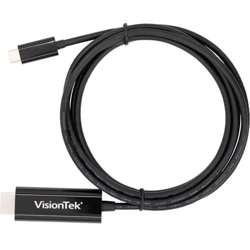 VisionTek 901219 USB-C to H-DMI 2.0 2M 6.6ft Active Cable M/M 4K Thunderbolt