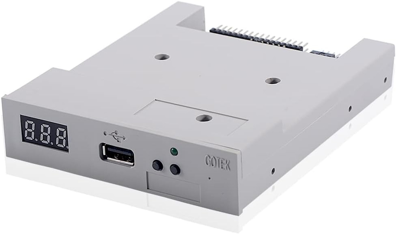 SFR1M44-U100 3.5 Inch 1.44MB USB SSD Floppy Drive Emulator Grey