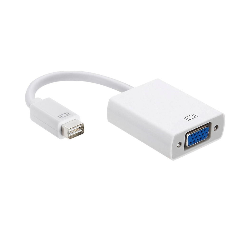 Mini-DVI Male to VGA Female Video Adapter Converter Cable PC MacBook Pro Monitor