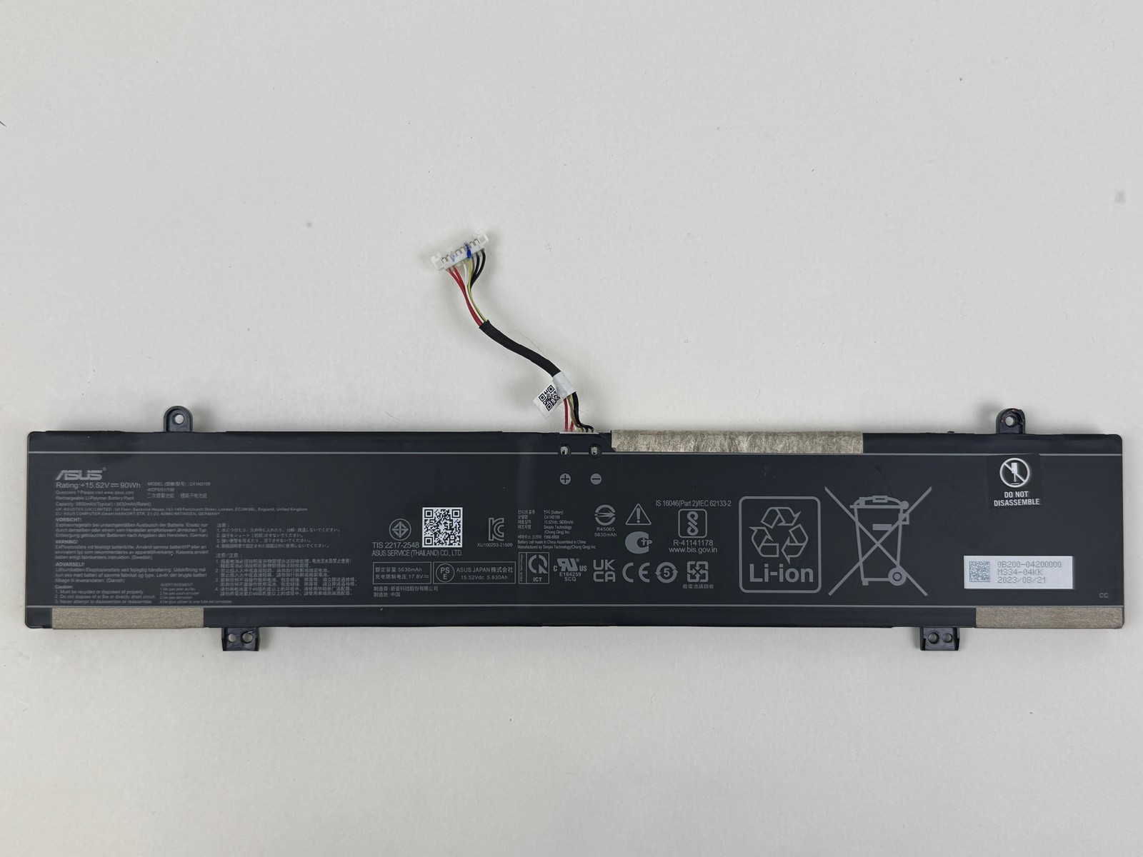 OEM Genuine Battery C41N2109 Battery for ASUS ROG Flow X16 GV601VV-X16