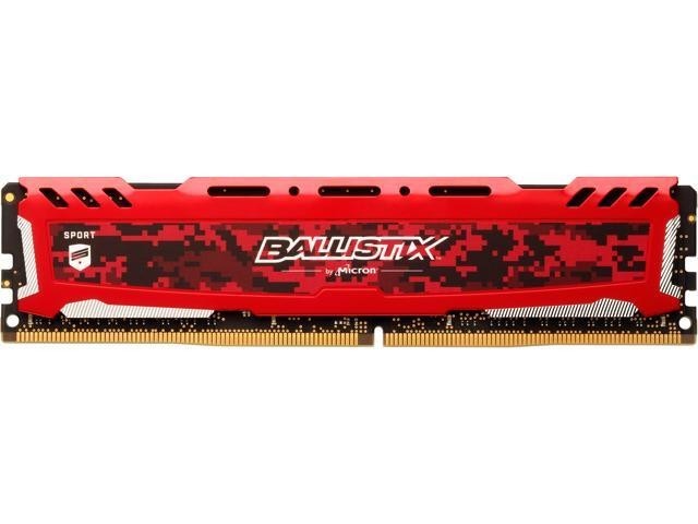 Micron Ballistix 8GB(1x8GB) DDR4 2666MHz BLS8G4D26BFSE.16FBD2