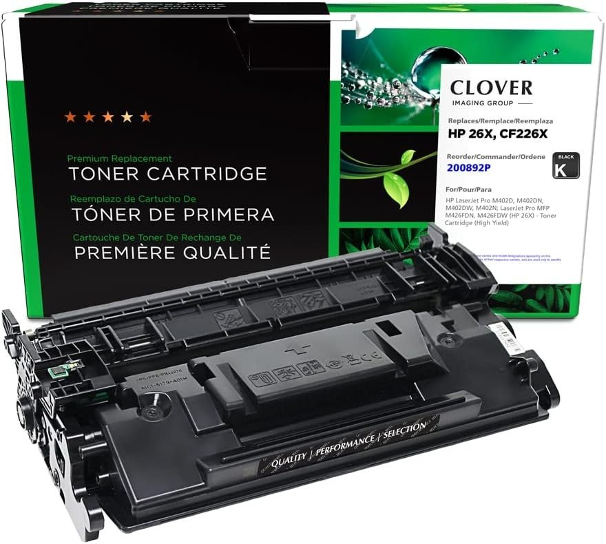 5X REPLACEMENT FOR HP CF226X BLACK HIGH YIELD TONER CARTRIDGES
