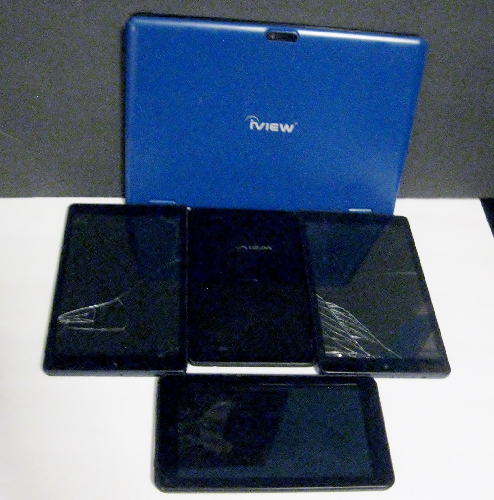 Lot Bundle of 4 Tablets & Laptop tablet -For Parts, Scrap or Gold Recovery