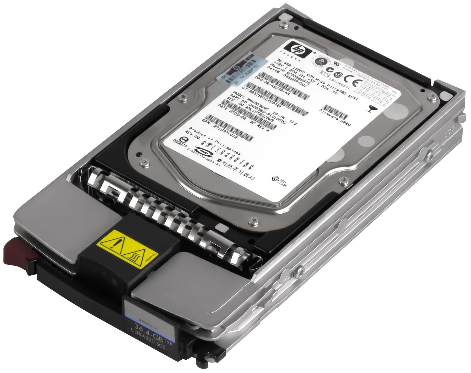 HARD DRIVE HP 365699-001 289241-001 BF03688575 36GB 15K SCSI U320 3.5''