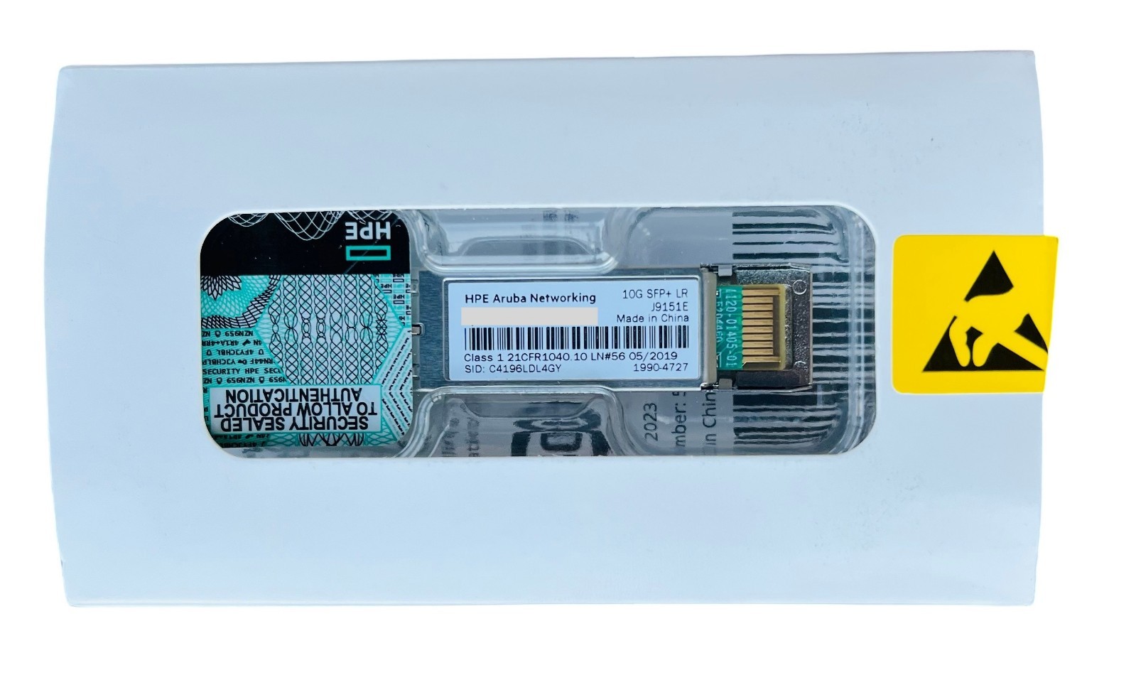 HPE Aruba J9151E 10G SFP+ LC LR 10km SMF Transceiver Genuine New Sealed
