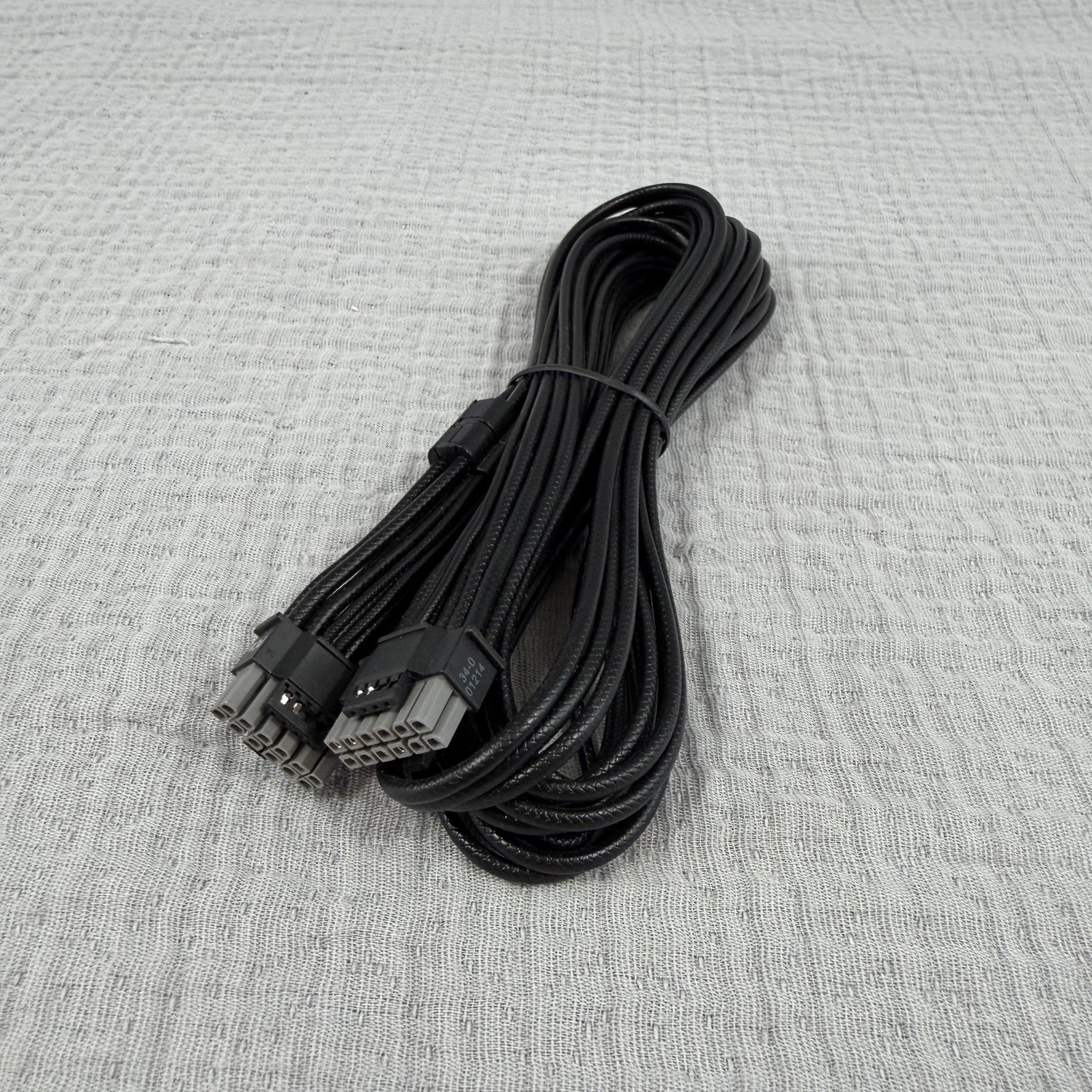 Corsair 12V-2x6 / 12VHPWR 16-Pin PCIe Cable Sleeved 600W GPU Cable ~24"