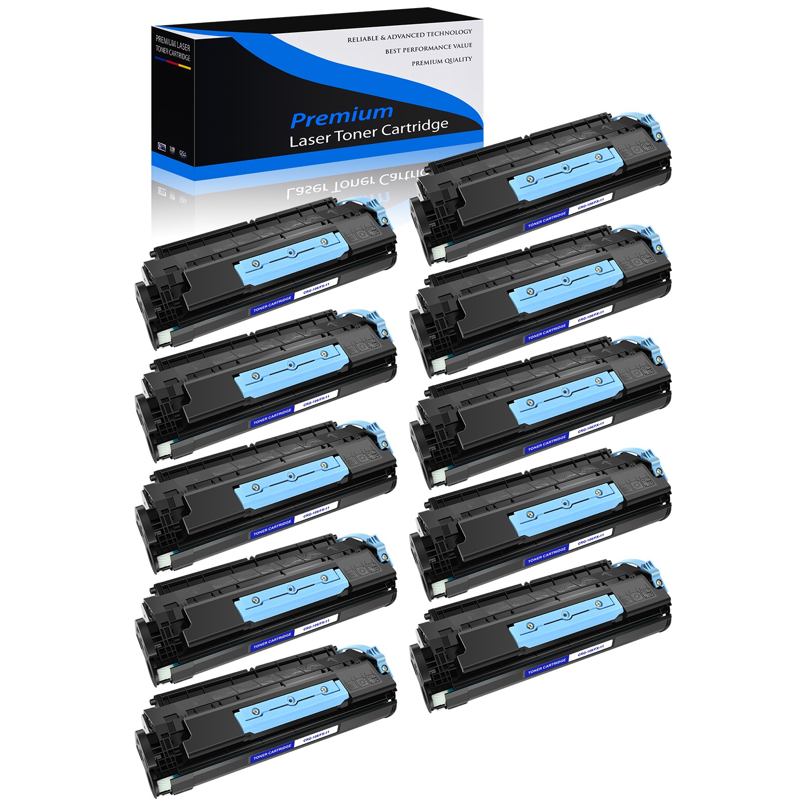 10PK Black 1153B001AA FX11 Toner for Canon 106 LASER CLASS 810 830 830i Printer
