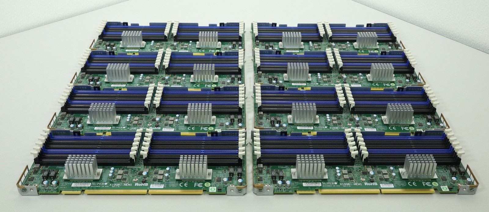 Lot of 8 X10QBi-MEM1 Memory Boards for SuperMicro Servers *NO RAM*