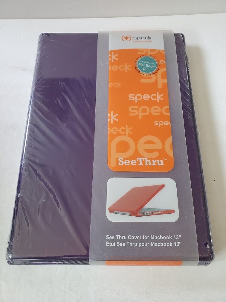 Speck Products MB13-PUR-SEE-V2 MacBook Pro 13-inch See Thru Hard Case (Purple)