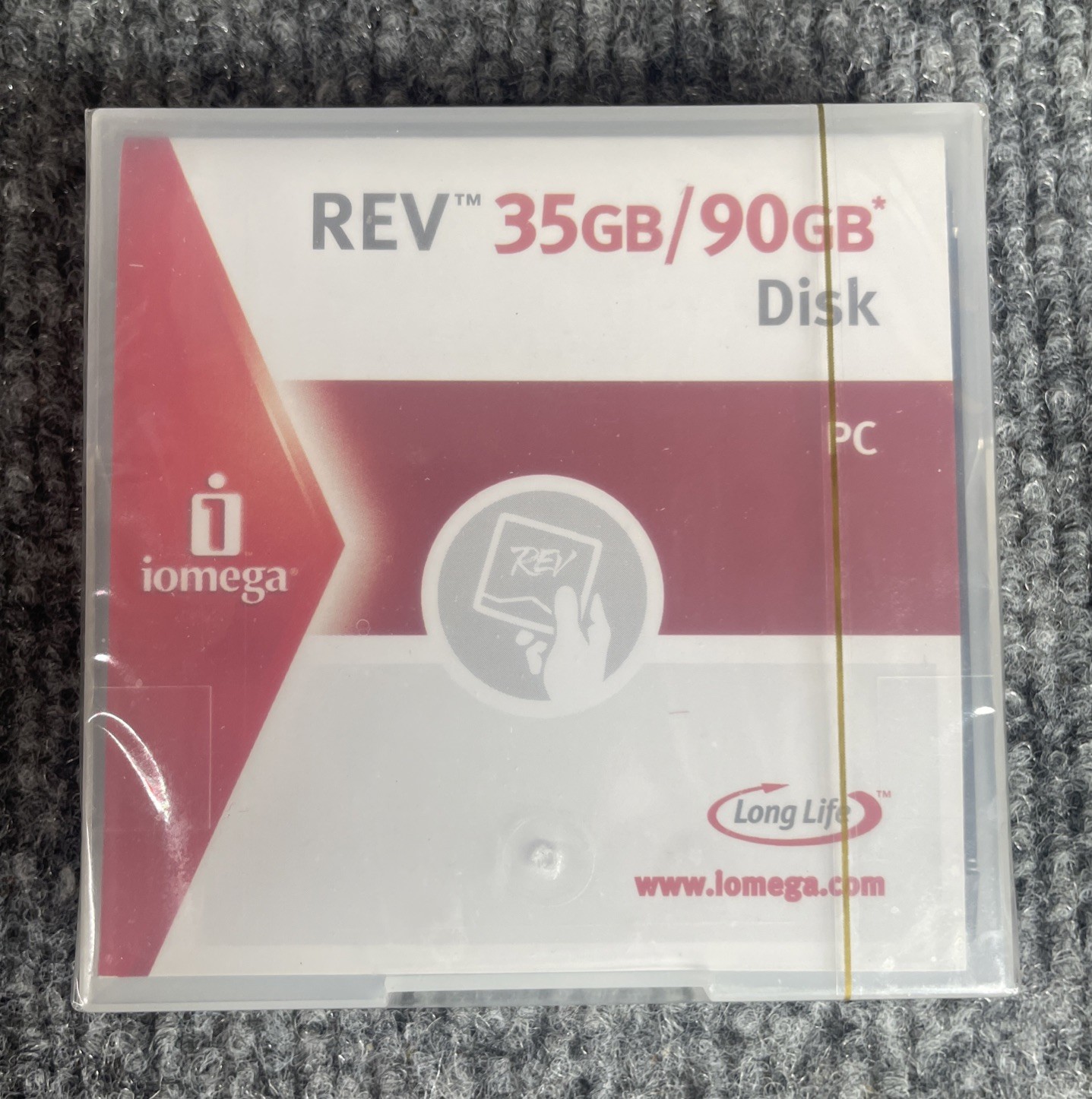 Iomega REV Disk 35GB/90GB Capacity PC Factory Sealed