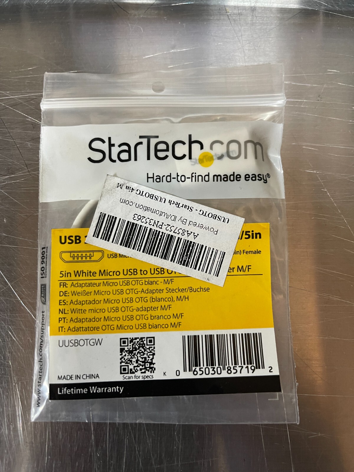 STARTECH.COM UUSBOTGW 5IN WHT MICRO USB TO USB OTG