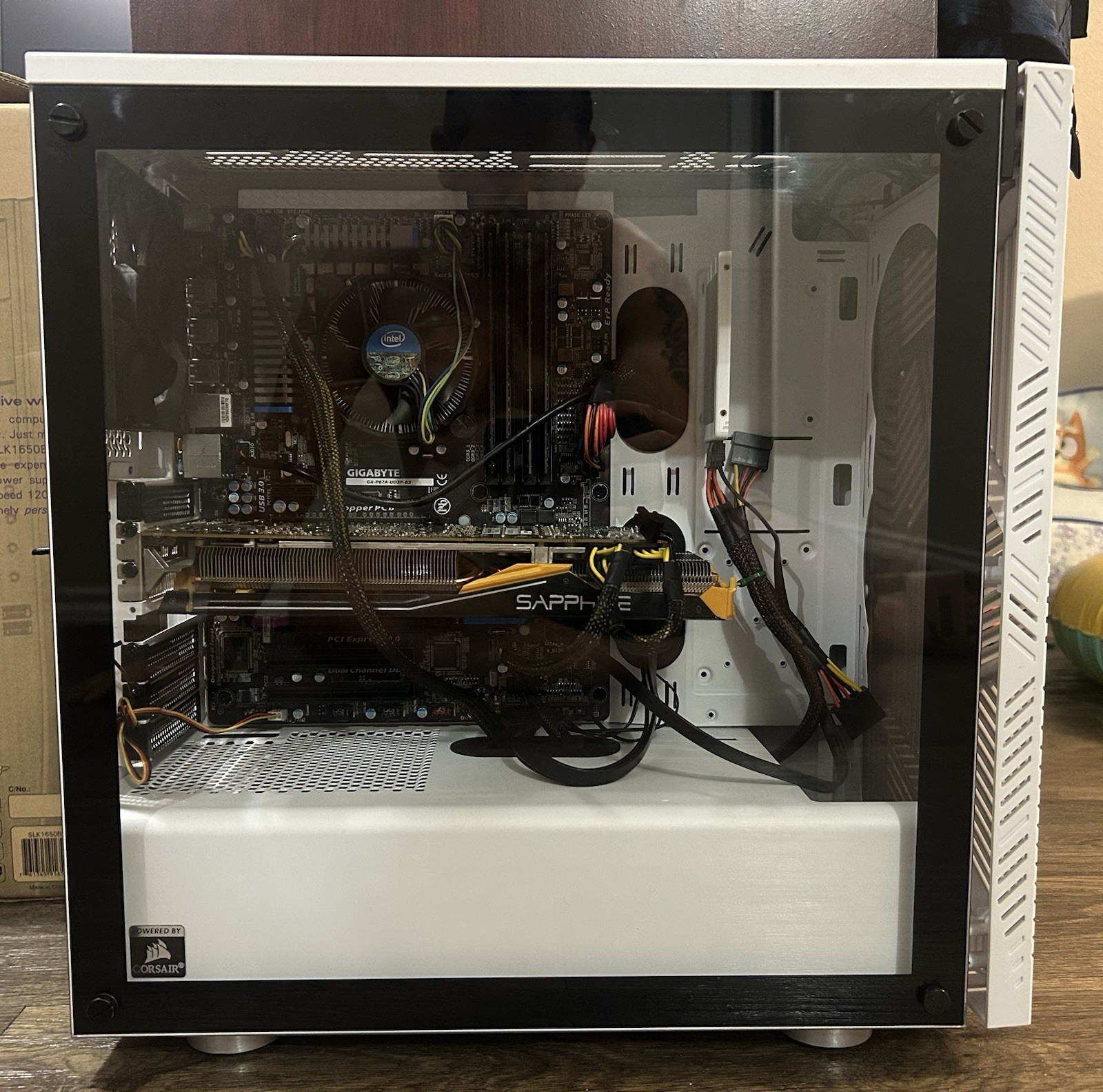 Custom Desktop PC 16 Gb RAM 120 Gb SSD Intel I7 2600 3.40 GHZ AMD Radeon R9 4GB