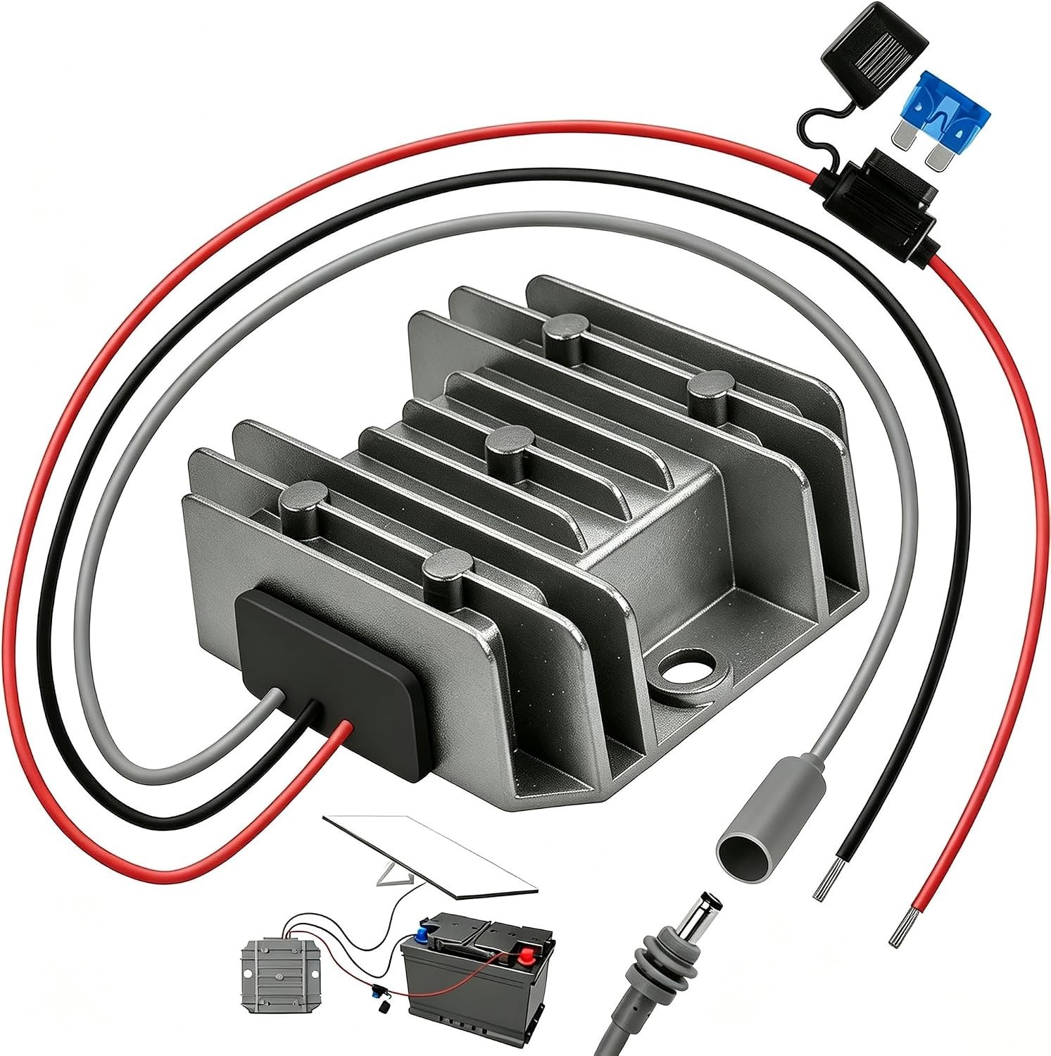Starlink Mini 12V Adapter [Supports up to 150FT Cable] 12V/24V to 30V 3.5A DC