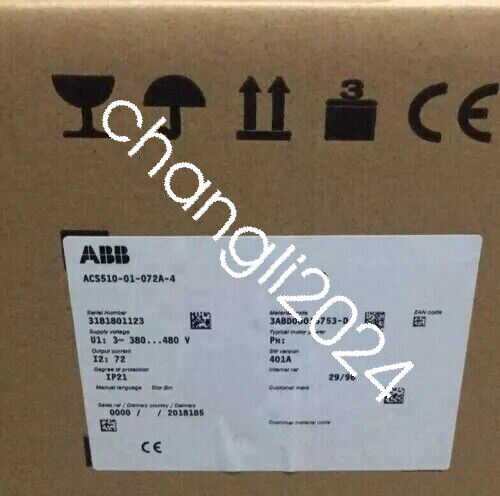 ACS510-01-072A-4 37KW New IN STOCK ABB Inverter One year warranty