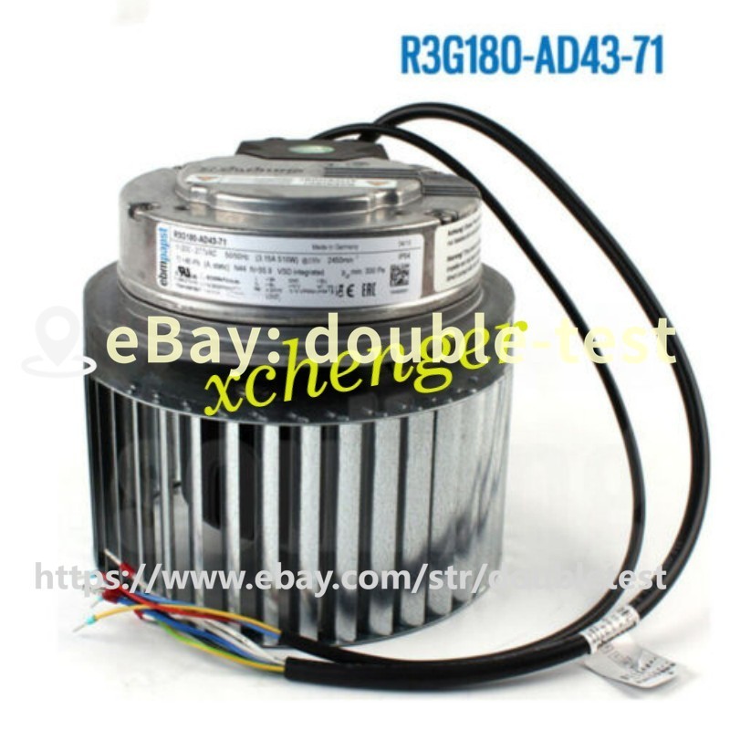 1Pcs New Fit For R3G180-AD43-71 Centrifugal Fan via FedEx or DHL#dou