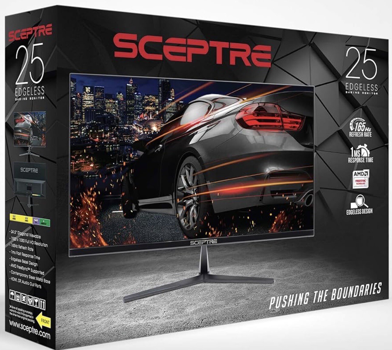 Sceptre E255B-1658A 25" 165Hz [READ DESCRIPTION]