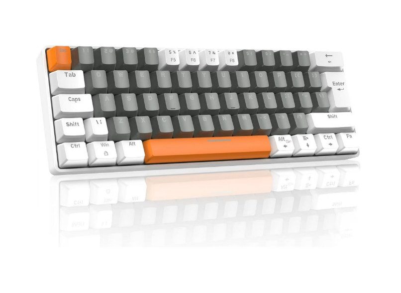 ZIYOU LANG T60 Wired 60% TKL Mechanical Gaming Keyboard with Led Rainbow Backlig