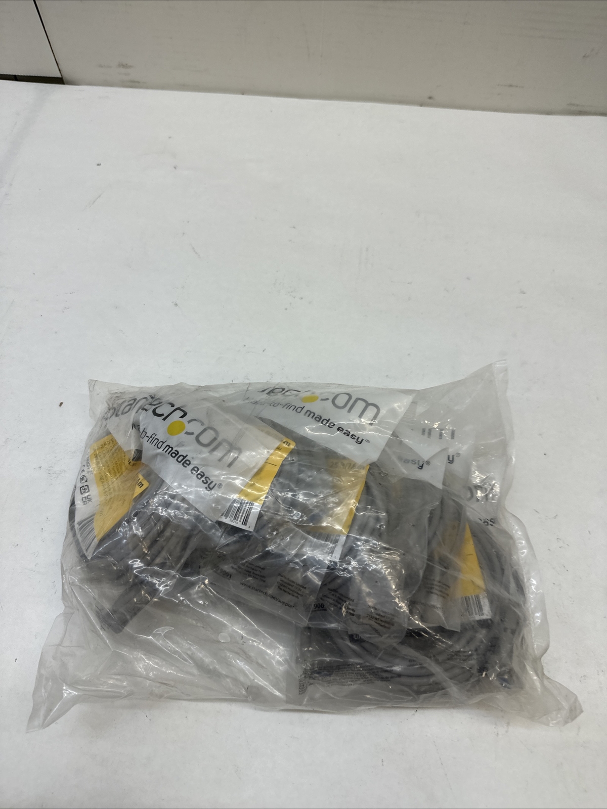 StarTech 25' DB9 Null Modem Data Transfer Cable Gray48 SCNM9FF25 5PK