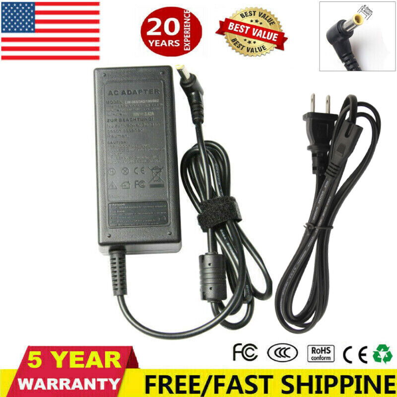 19.5v f. lg tv 32lf510b 32" lcd tv 240v ac-dc adapter with power supply cable cc