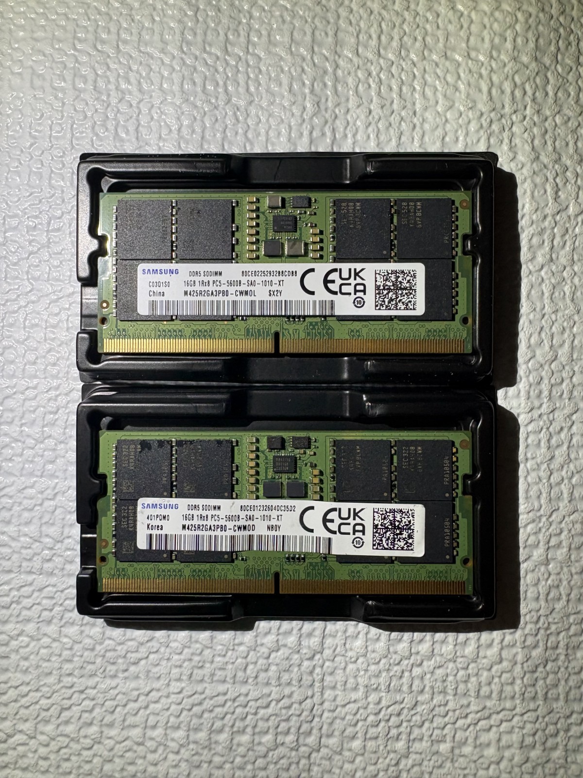 Samsung 32GB Kit (2x16GB) DDR5 5600MHz SODIMM PC5-44800 M425R2GA3PB0-CWMOL