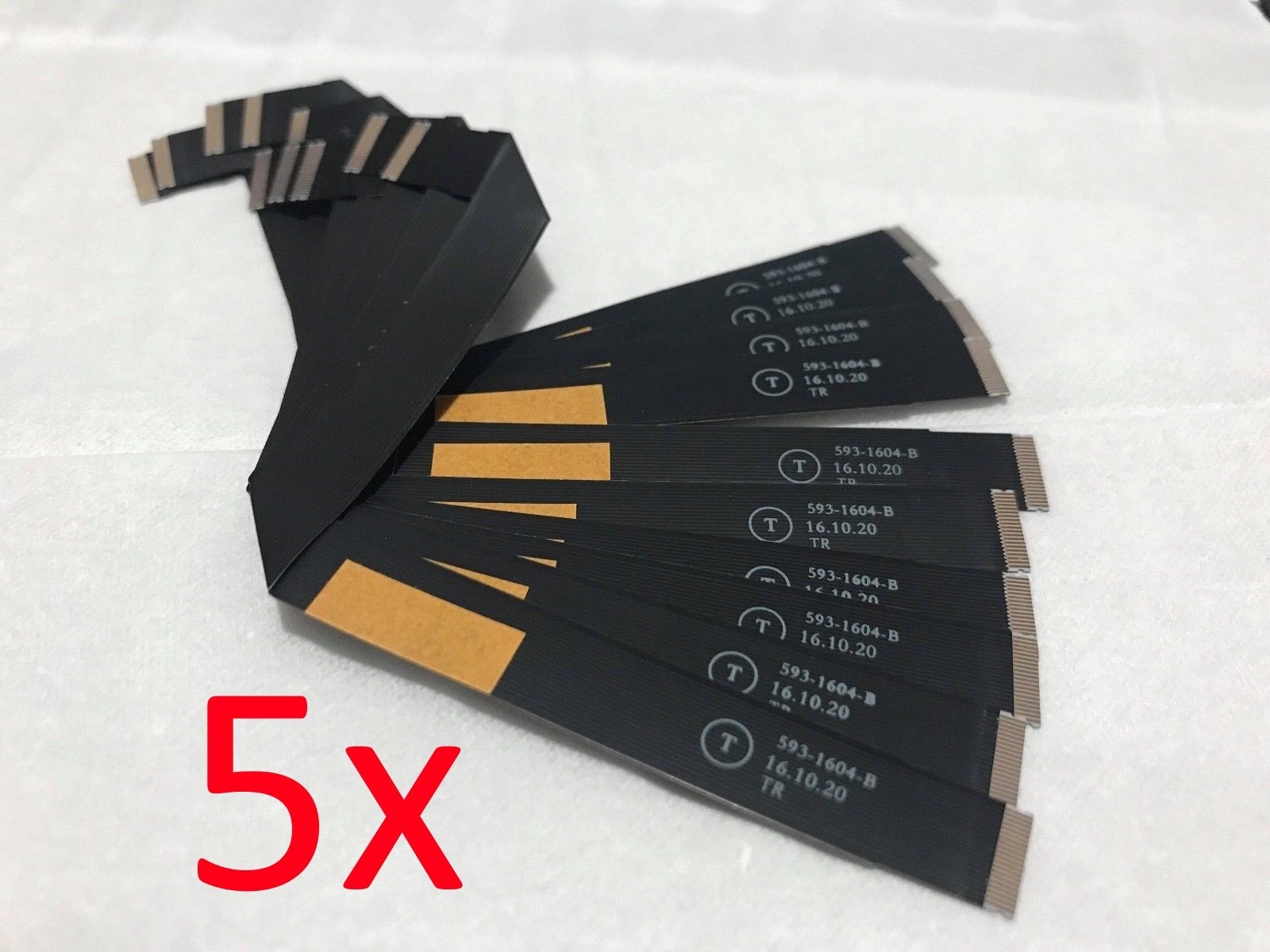 5 pcs 593-1604-B for Macbook Air A1466 Touchpad Cable, Genuine, 100% TESTED, NEW