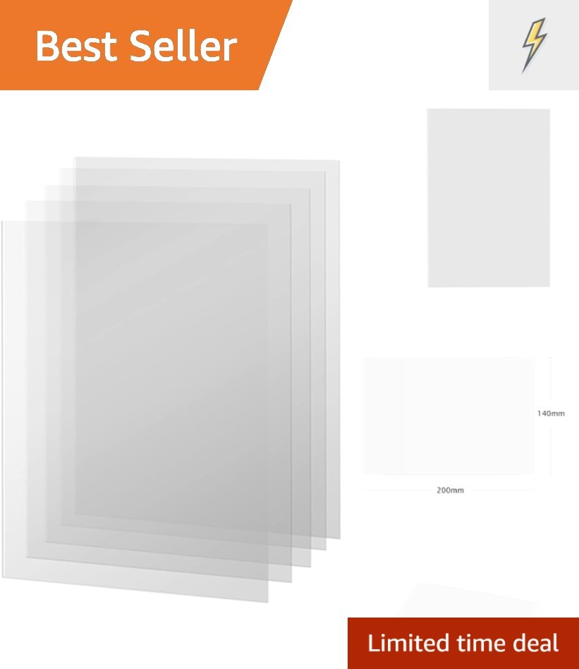 6 PCS Durable FEP Film Compatible with ELEGOO & Resin Printers - Easy Install