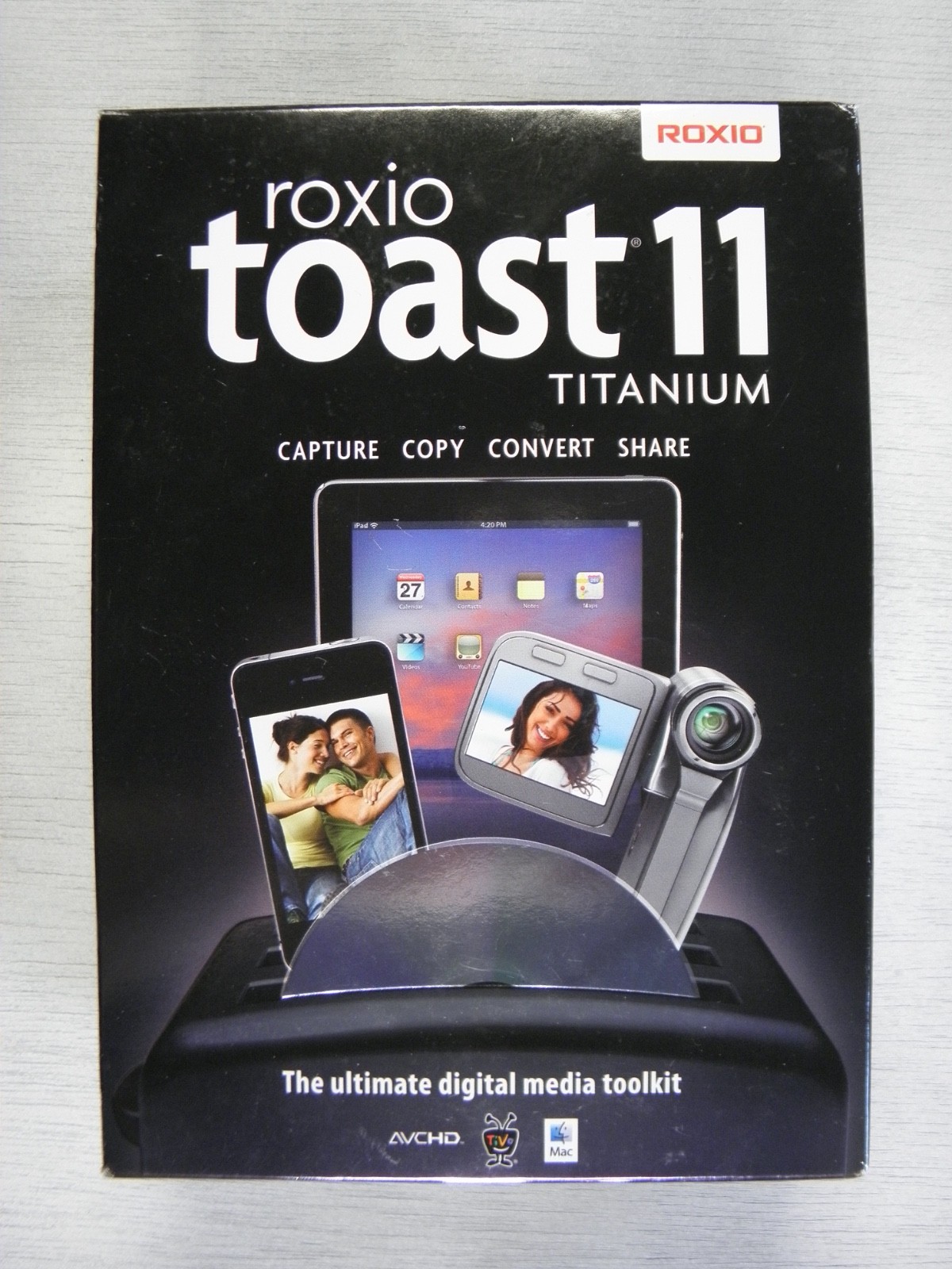 Roxio Toast 11 Titanium - Full Version for Mac - Create CDS, DVDS, & Blu-rays
