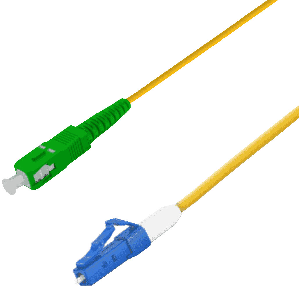 5 Meter LC/UPC-SC/APC Fiber Jumper
