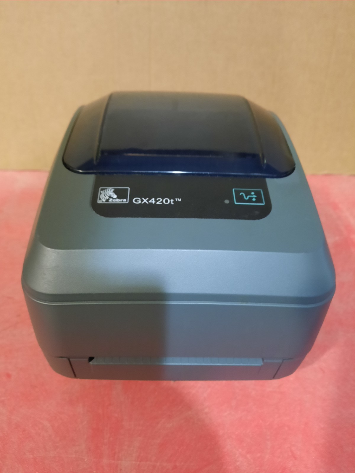 Zebra GX420t Direct Thermal Label printer No Power Supply Read Desc TESTED