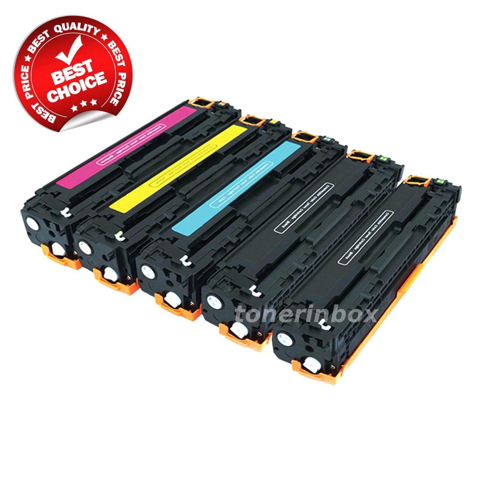 5pk Generic Color Toner For HP CF400X CF401X CF402X CF403X Laserjet M252dw M277